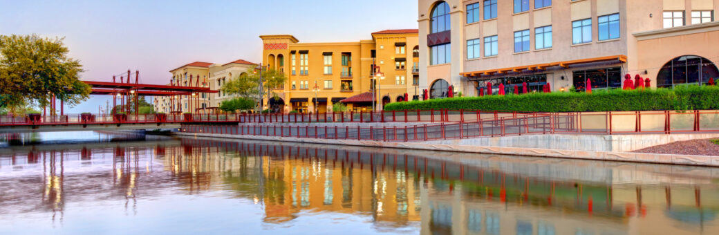 Image of Scottsdale, Arizona waterfront.
