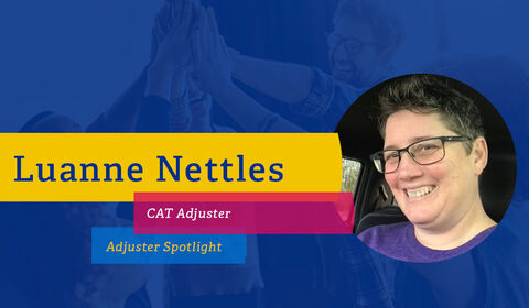 CRAW PSD Templates for Web Employee Spotlight CAT Adjuster Luanne Nettles