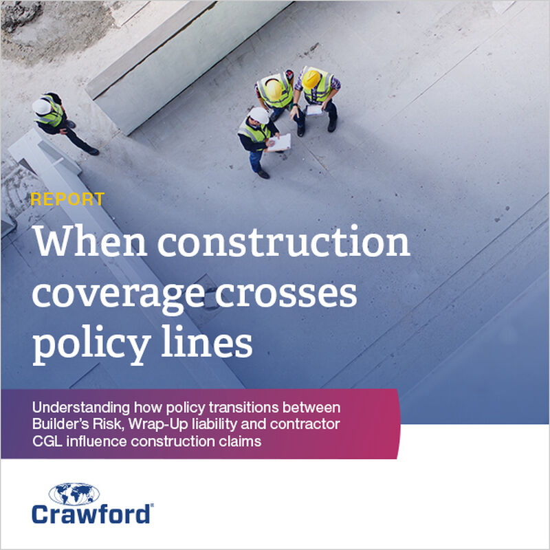 When construction coverage crosses policy lines