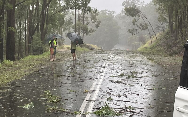 Flooding and damage caused by Cyclone Alfred