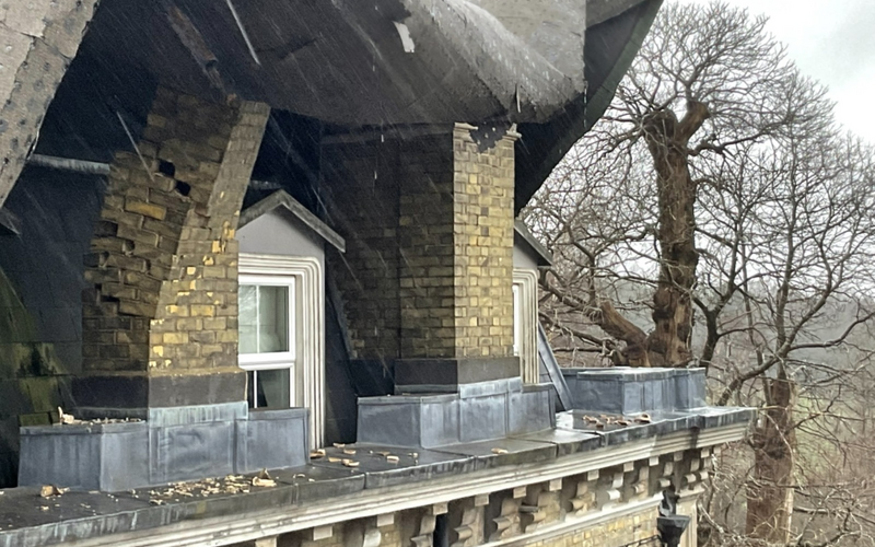 Damage caused by Storm Eunice