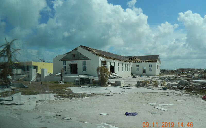 Hurricane Dorian devastation in the Bahamas