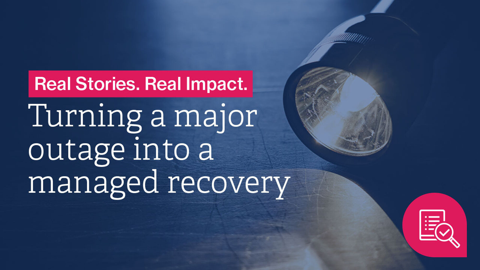 Video case study managed recovery