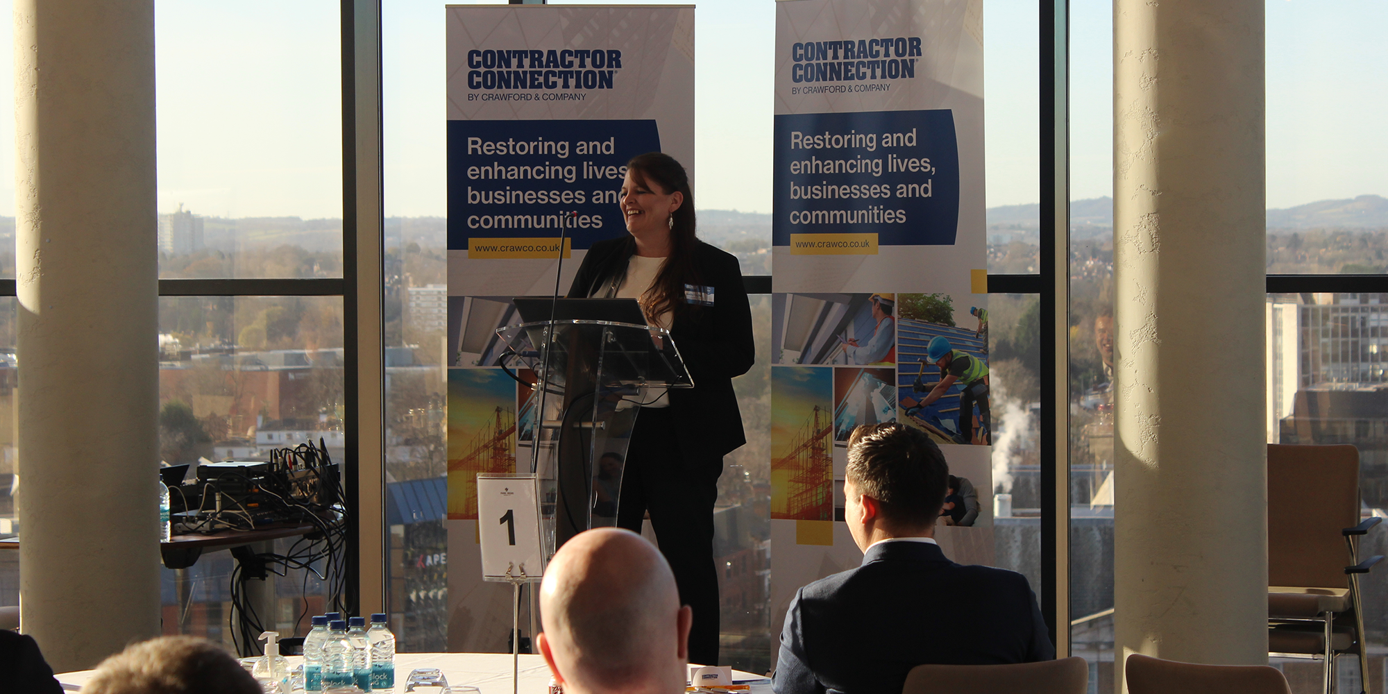 Presentation at Contractor Connection Top Performers Banquet