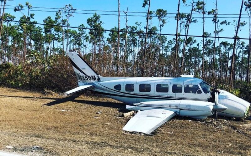 Hurricane Dorian devastation in the Bahamas