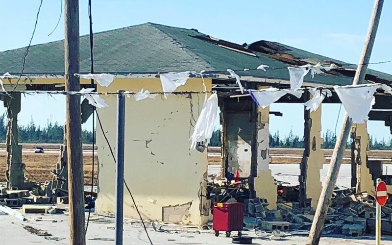 Hurricane Dorian devastation in the Bahamas