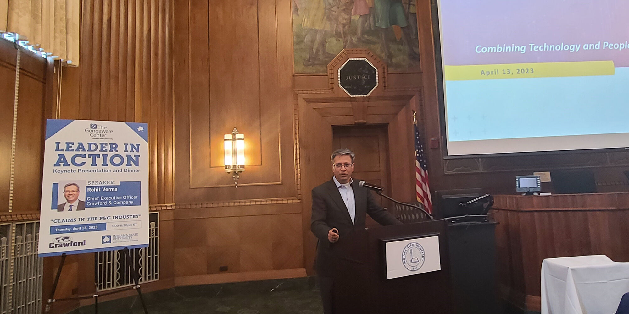 CEO, Rohit Verma is the Keynote at Insurance & Risk Management Event at Indiana State University