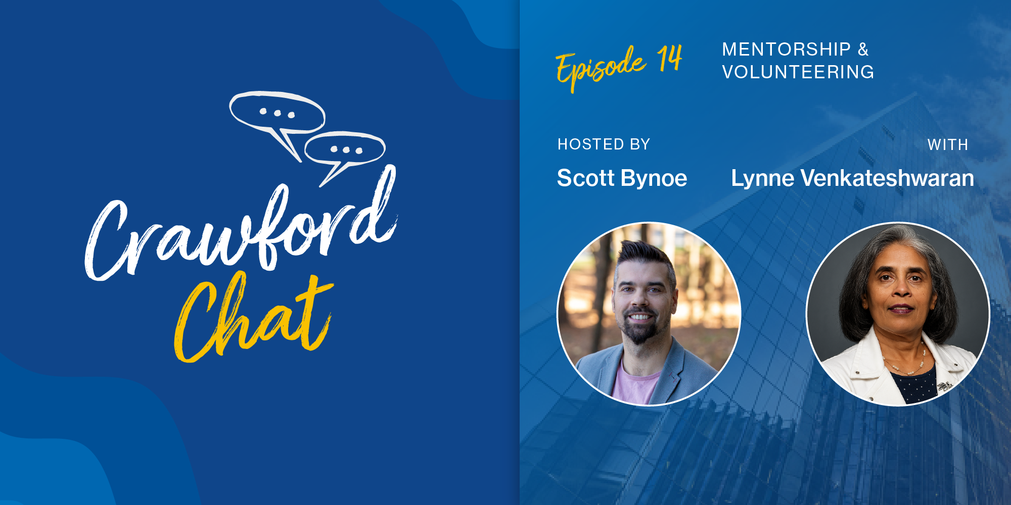 Crawford Chat: Episode 14 - Mentorship & volunteering