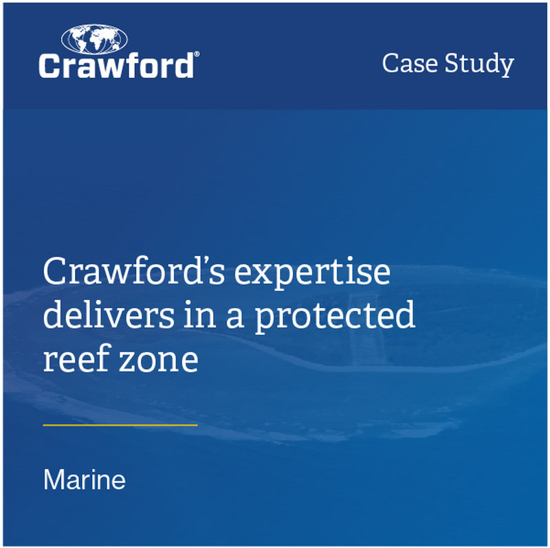 Crawford's expertise delivers in a protected reef zone