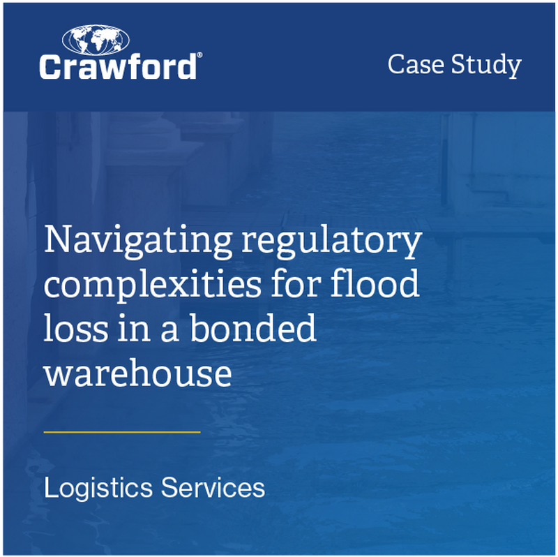 Navigating regulatory complexities for flood loss in a bonded warehouse