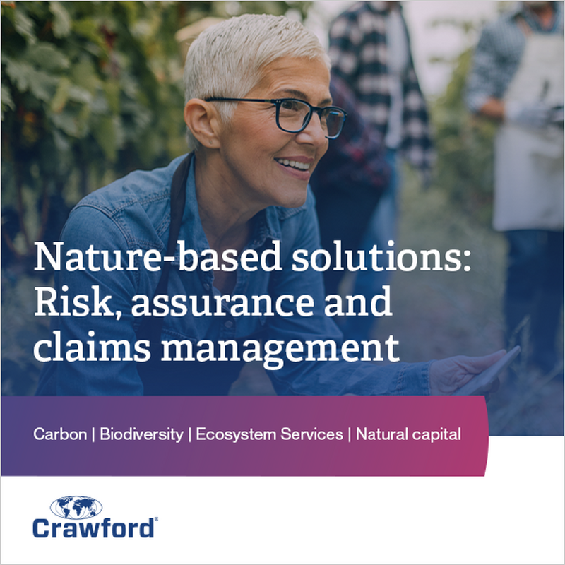 Nature-based solutions: Risk, assurance and claims management