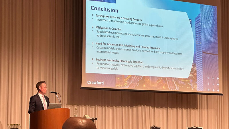 Scott Reichelt presenting at Asian Claims Convention