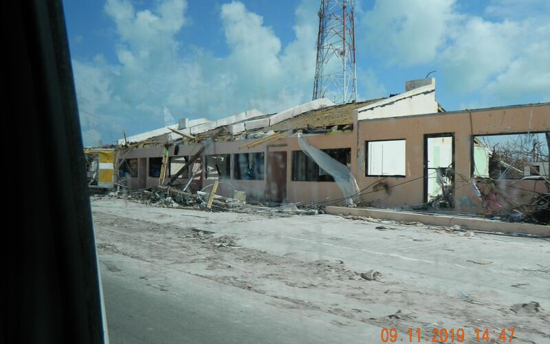 Hurricane Dorian devastation in the Bahamas