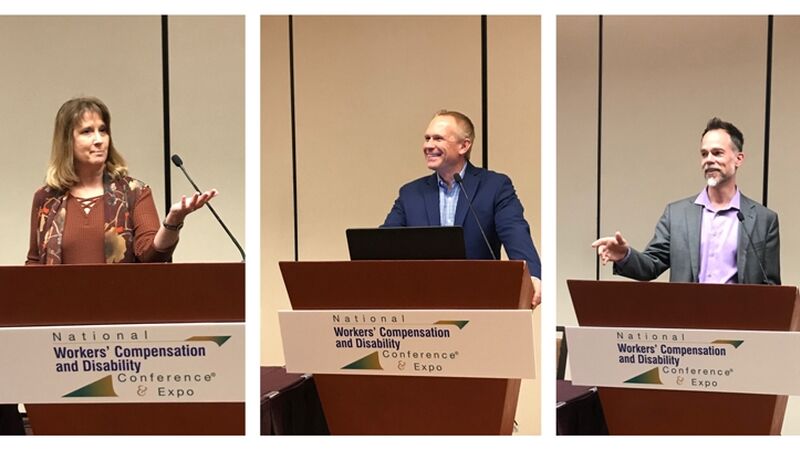 Three of Broadspire's experts took the stage at NWCDC 2019
