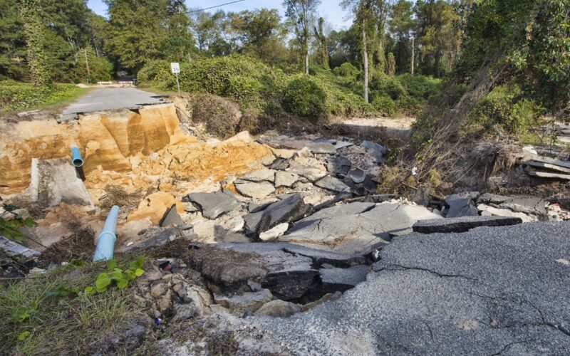 Hurricane Matthew causes infrastructure damage across local roads